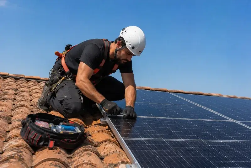Maintenance et monitoring de panneaux solaires à Saint-Rambert-en-Bugey